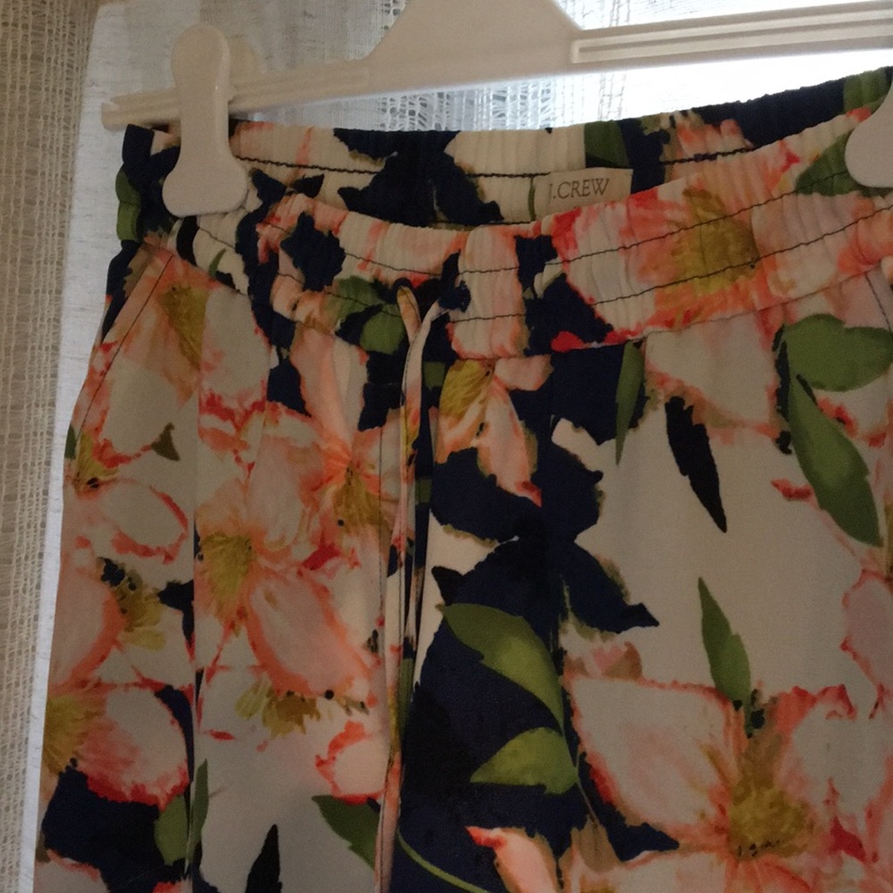 Jcrew floral joggers